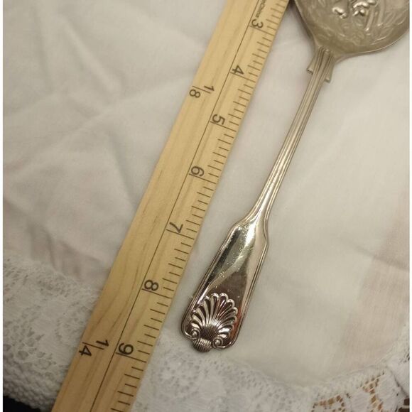 Vintage Sheffield England , William Adams serving spoon silver plated - Picture 6 of 6